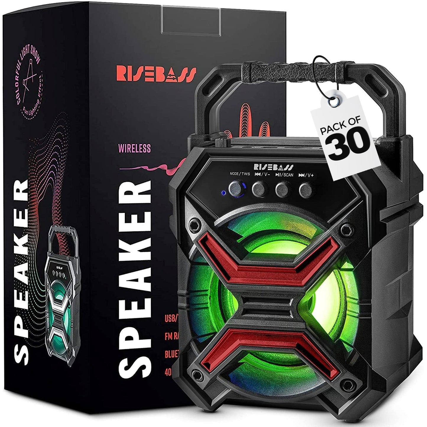 7-inch Portable Wireless Bluetooth Speaker w/ TWS Function