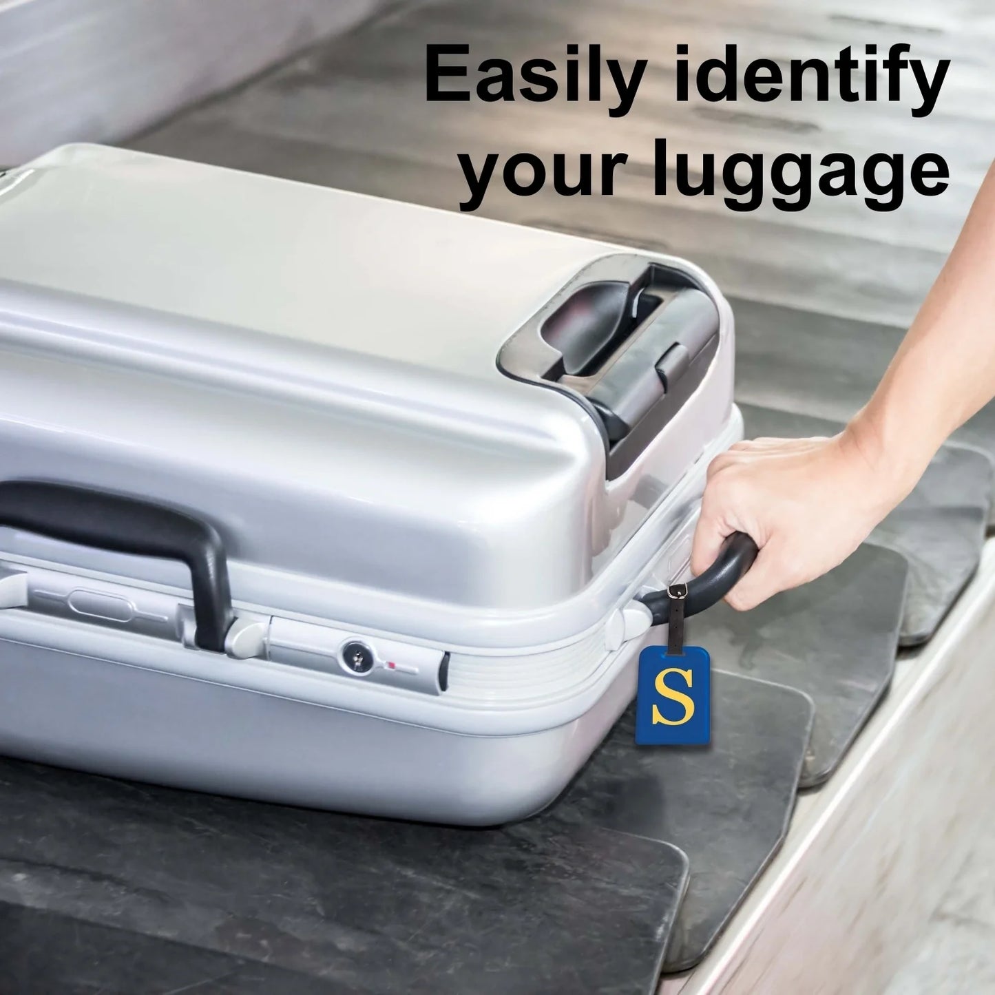 Initials Bag tag S  [pack 2]