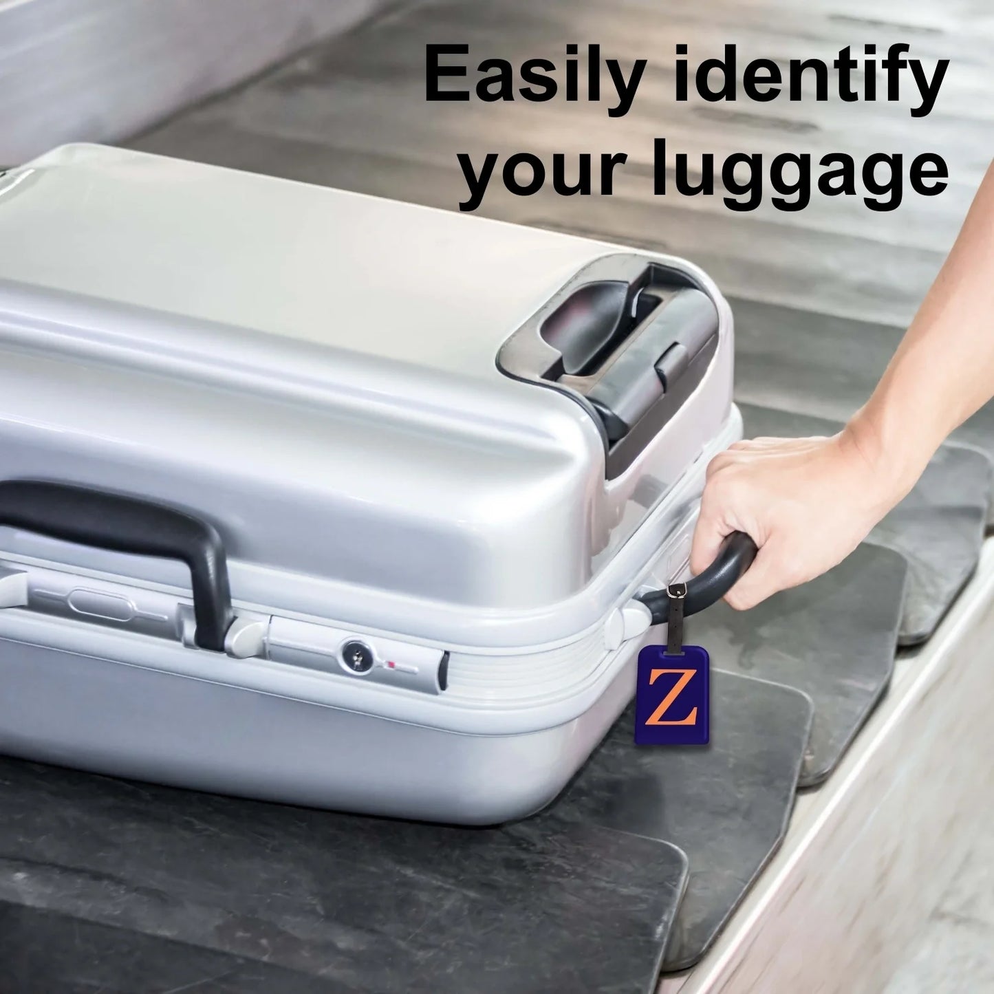 Initials Bag tag Z  [pack 2]