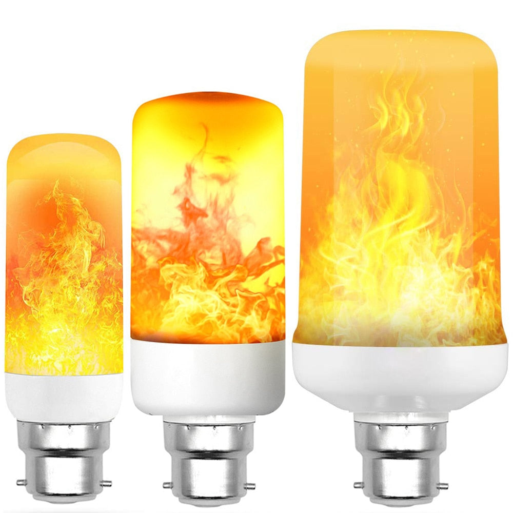 LED Flame Lamp B22 Flame Led Bulb 2W 3W 5W LED Flickering Flame Blub Effect Fire Lamps Flickering Home Decor LED Lamp